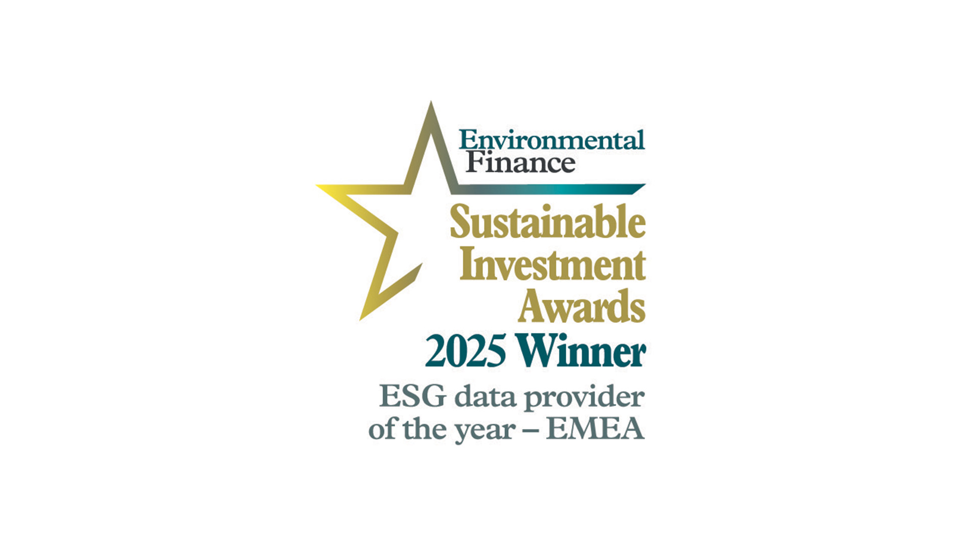 esg data provider of the year